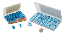 Stamps Uppercase Alphabet In Clear Plastic Case
