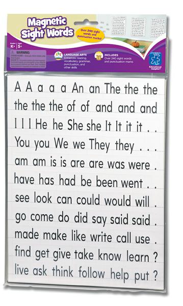 Magnetic Sight Words & Sentence Builders