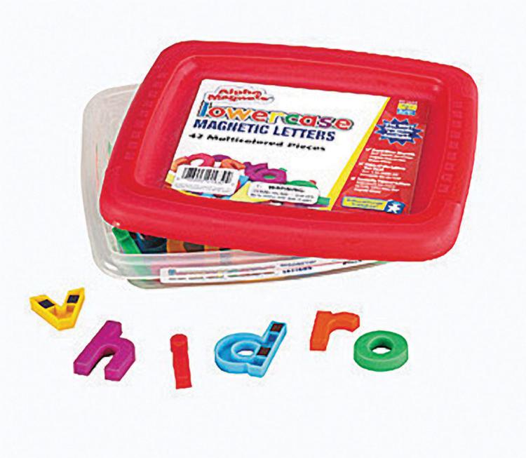 Alphamagnets Lowercase 42 Pieces Multicolored