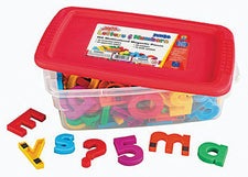Jumbo Alpha & Mathmagnets 100 Pieces Multicolored
