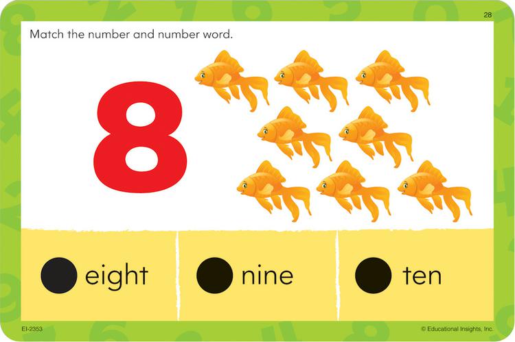 Hot Dots Jr. Cards: Numbers & Counting