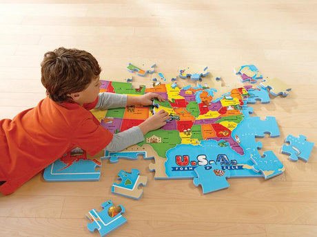 USA Foam Map Puzzle