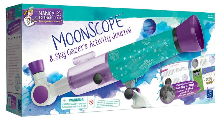 Nancy B's Science Clue MoonScope & Sky Gazers Activity Journal