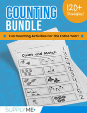Counting Worksheets Bundle - 120+ Pages of Printable Counting Worksheets and Activities!