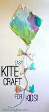 Easy Spring Kite Craft!