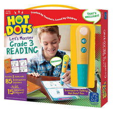 Educational Insights Hot Dots® Let's Master Grade 3 Reading