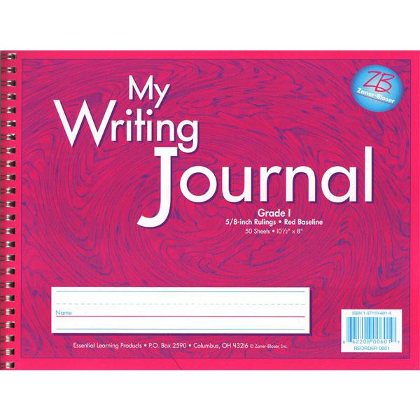 Pink Writing Journal, 5/8" Ruling, Grade 1
