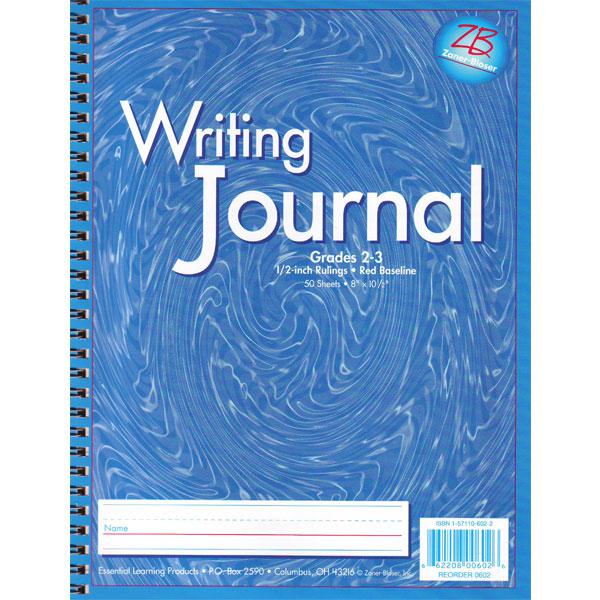 Essential Learning Products Light Blue Writing Journal, 1/2