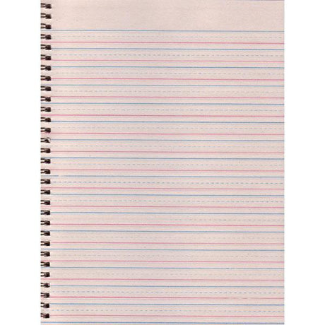 Dark Blue Writing Journal, 3/8" Ruling, Grades 3-4