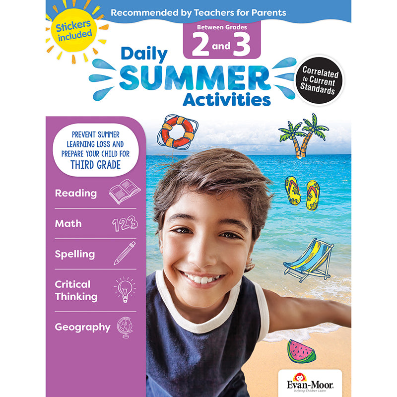 Daily Summer Activities: Between Grades 2 and 3 