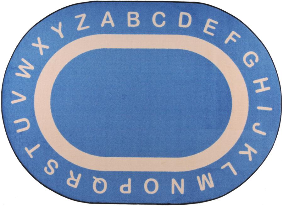 Endless Alphabet© Classroom Rug, 5'4" x 7'8" Rectangle Seaside