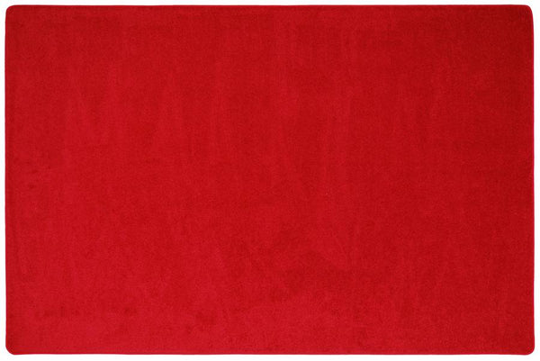 Joy Carpets Endurance© Classroom Rug, 6' x 9' Rectangle Red | 80Q-07 ...