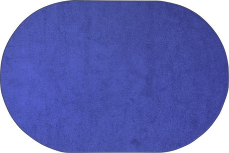Endurance© Classroom Rug, 6' x 9'  Oval Royal Blue