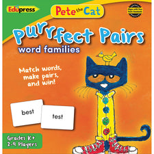 Pete the Cat® Purrfect Pairs Game, Word Families