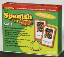 Spanish in a Flash Cards, Set 1