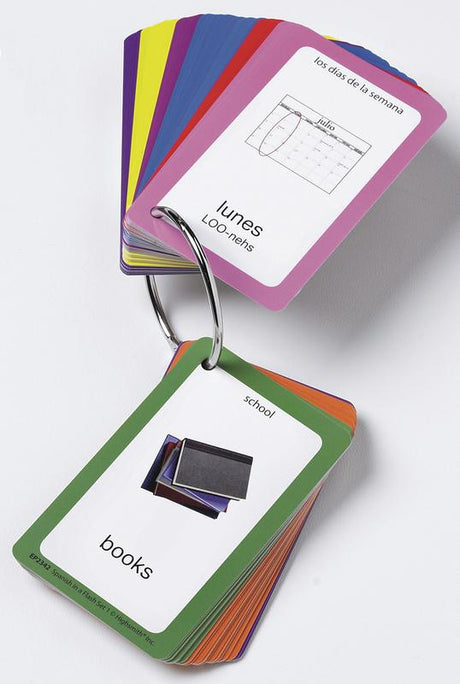Spanish in a Flash Cards, Set 1