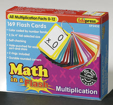 Math in a Flash™ Color-Coded Flash Cards, Multiplication