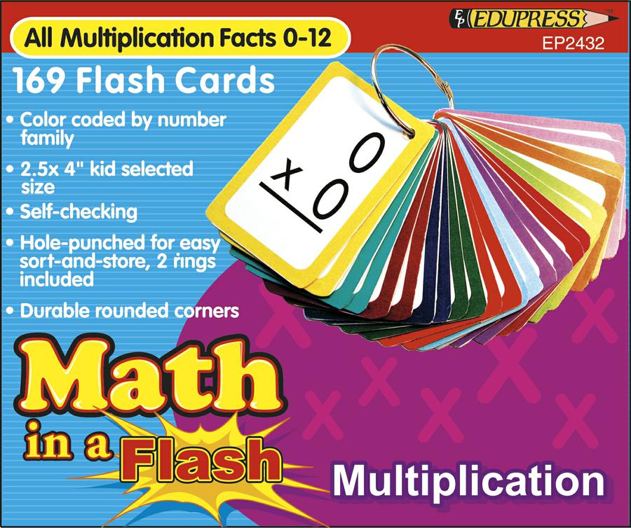 Teacher Created Resources Math in a Flash™ Color-Coded Flash Cards ...