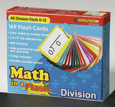 Math in a Flash™ Color-Coded Flash Cards, Division