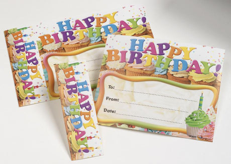Bookmark Awards, Happy Birthday Cupcakes