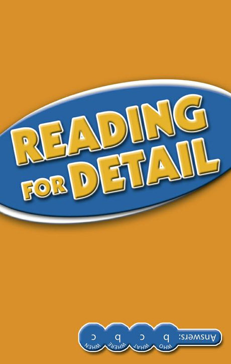 Reading for Detail Practice Cards, Blue Level