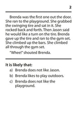 Inference Practice Cards, Red Level