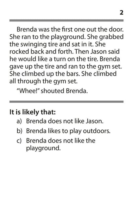 Inference Practice Cards, Red Level