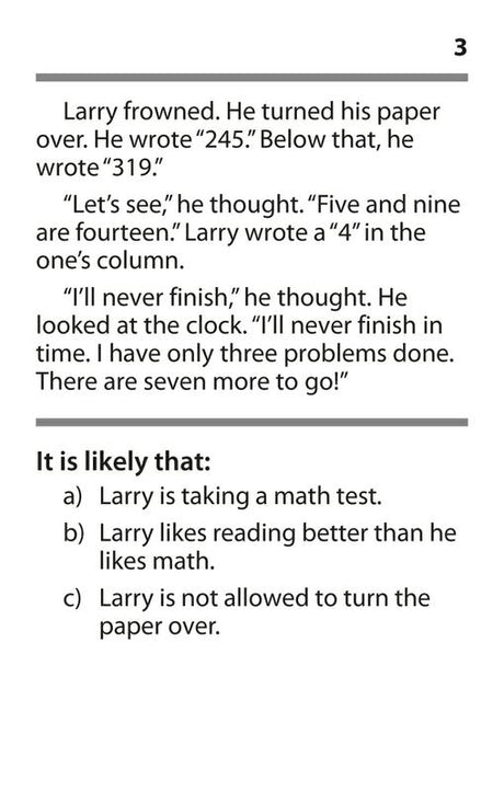 Inference Practice Cards, Red Level