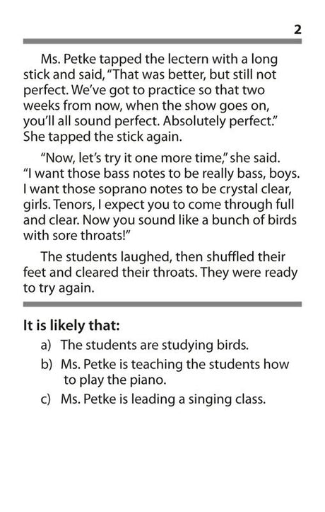 Inference Practice Cards, Blue Level