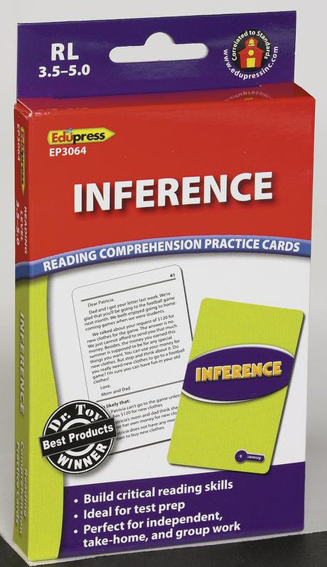 Inference Practice Cards, Blue Level