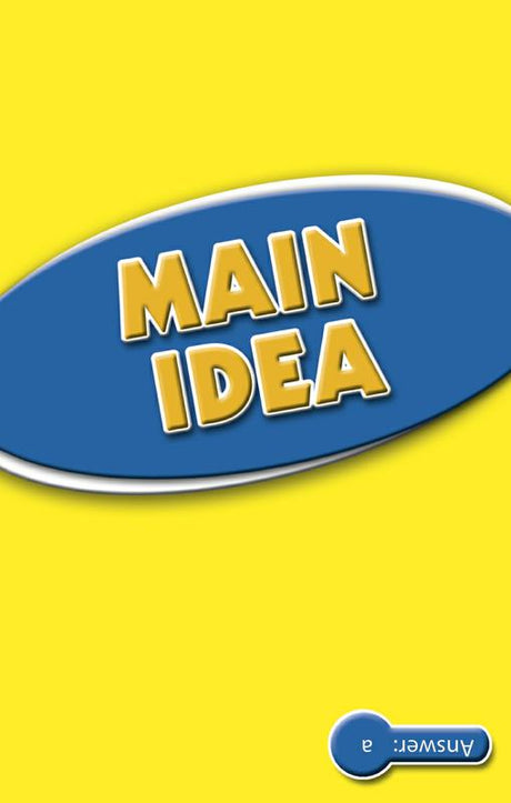 Main Idea Practice Cards, Blue Level