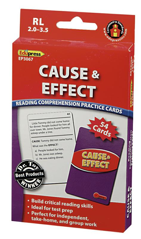 Cause & Effect Practice Cards, Red Level