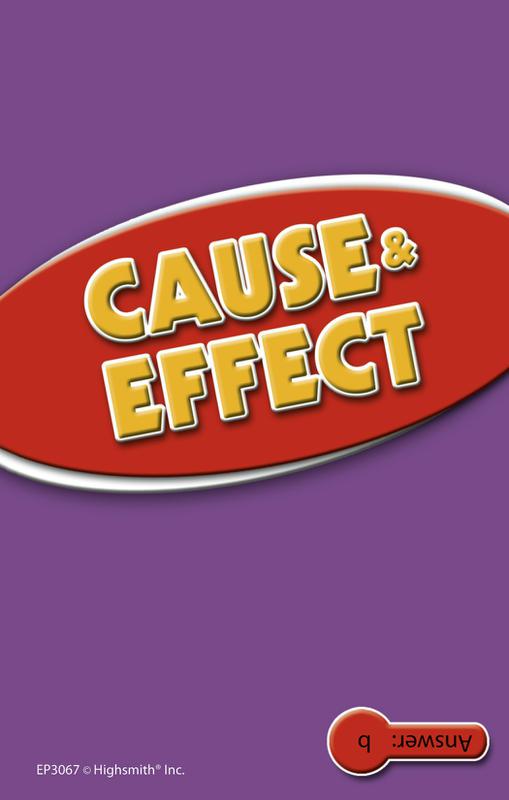 Cause & Effect Practice Cards, Red Level
