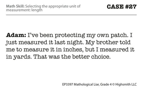 Mathological Liar Game, Grade 4