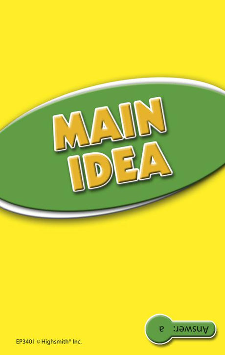 Main Idea Practice Cards, Green Level