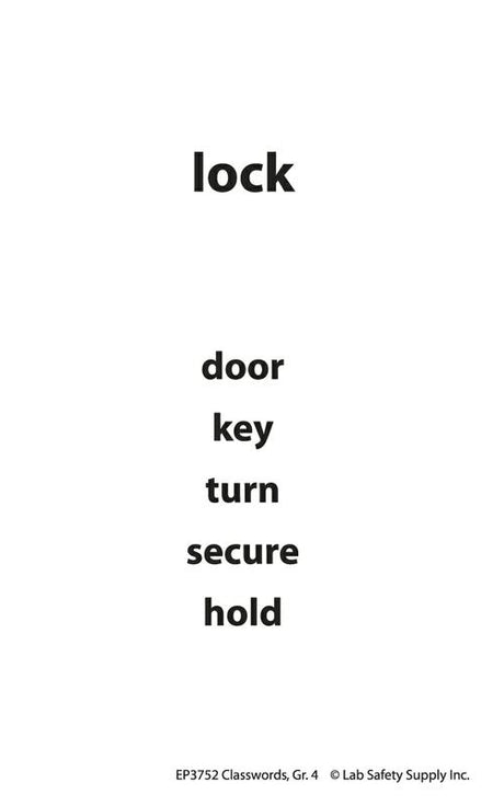 Classwords, Grade 4