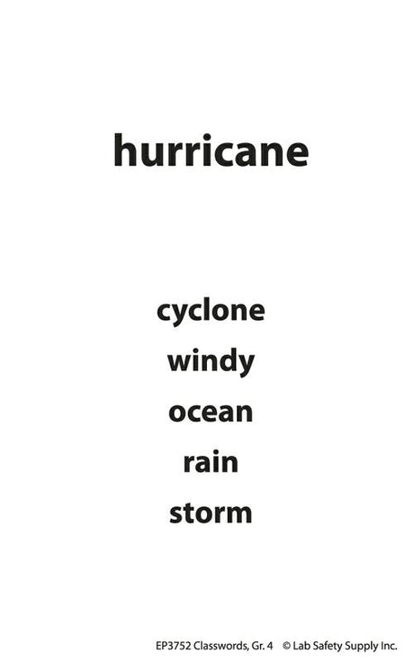Classwords, Grade 4