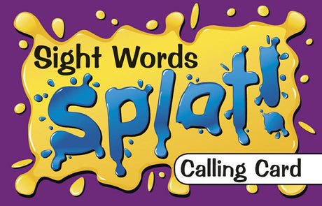 Sight Words Splat Game, Grades K-1
