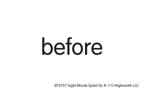 Sight Words Splat Game, Grades K-1