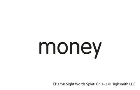 Sight Words Splat Game, Grades 1-2