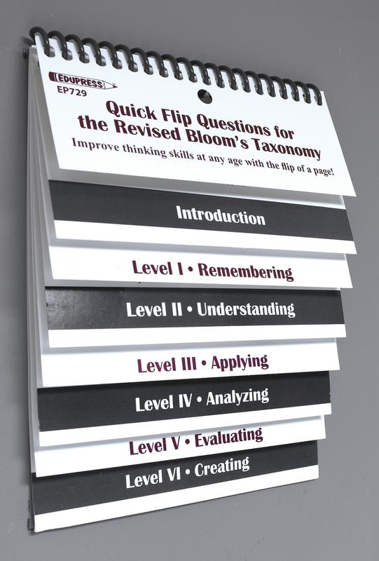 Quick Flip Questions for the Revised Bloom's Taxonomy
