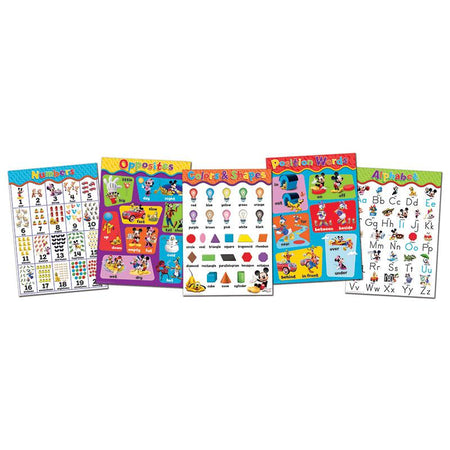 Eureka Mickey Mouse Throwback Self-Adhesive Name Tags, 40 Per Pack, 6