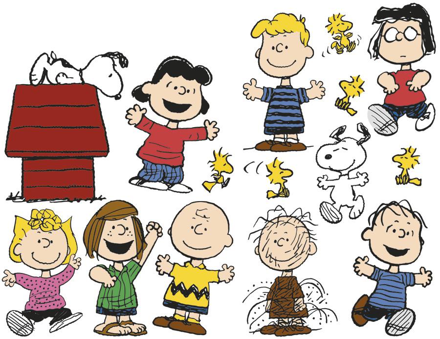 Peanuts® Classic Characters 2-Sided Deco Kit
