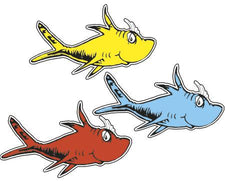 Dr. Seuss™ One Fish Two Fish Paper Cut Outs