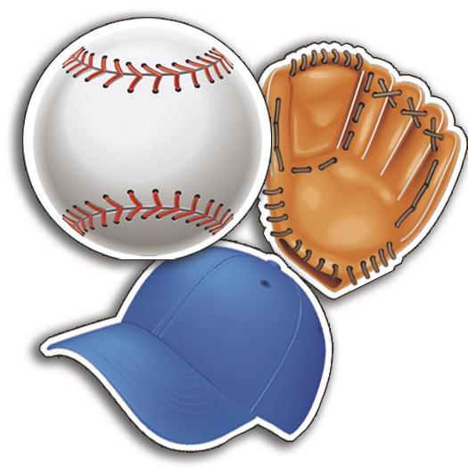 Baseball Assorted Cut-Outs
