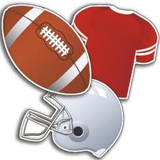 Football Assorted Cut-Outs