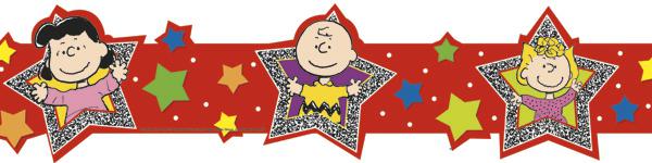 Peanuts® Super Star Bulletin Board Border