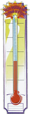 Banner Goal Setting Thermometer 45 x 12 Vertical