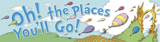 Dr. Seuss™ Oh The Places Balloons Classroom Banner