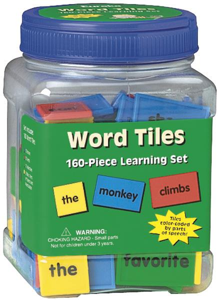 Word Tiles Parts Of Speech 160/Pk Color Coded
